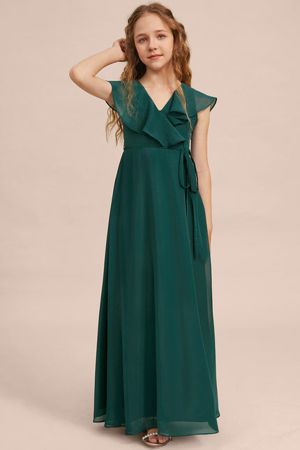 Robe Cérémonie Longue Vert Deau - gallery 2
