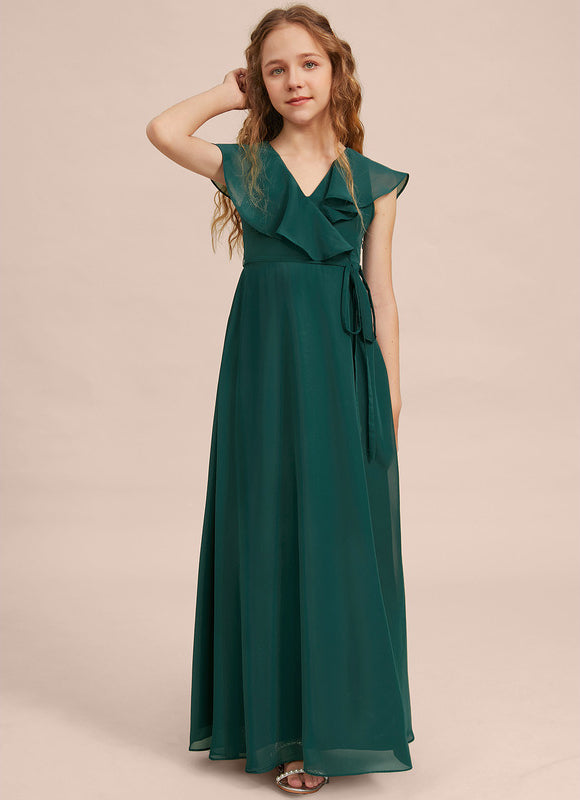 Robe Cérémonie Longue Vert Deau - gallery 2