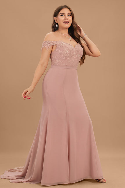 Robe Cérémonie Sophistiquée Mousseline - gallery 5