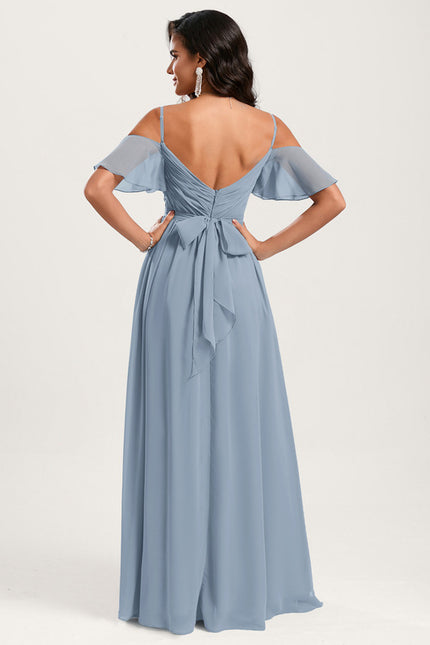 Robe Ceremonie Bleu Clair - gallery 2