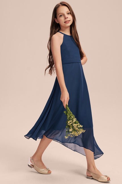 Robe Cérémonie Asymétrique Azur - gallery 1