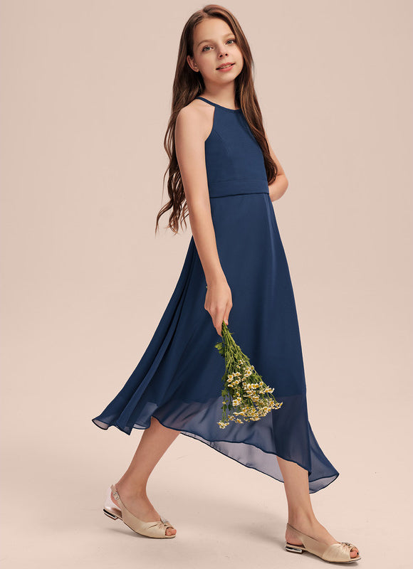 Robe Cérémonie Asymétrique Azur - gallery 1