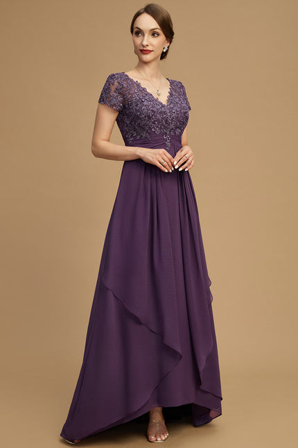 Robe Cérémonie Aérienne Violet - gallery 1