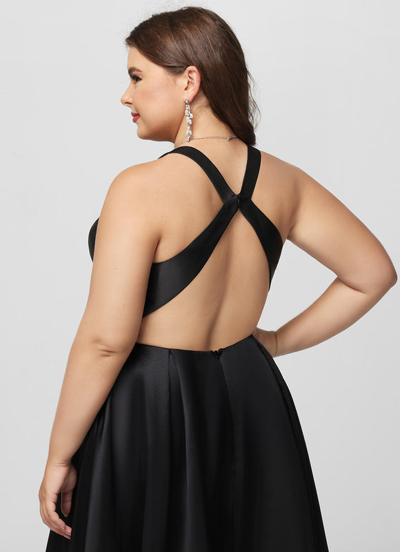 Robe Cérémonie Longue Florale Satinée - gallery 8