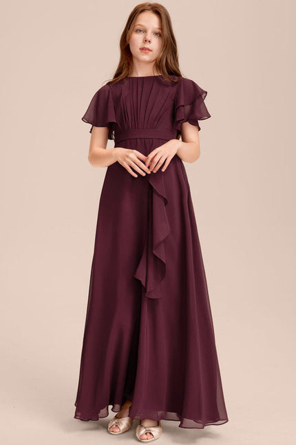 Robe Cérémonie Volants Bordeaux - gallery 6