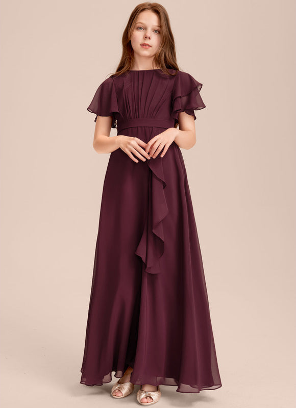 Robe Cérémonie Volants Bordeaux - gallery 6