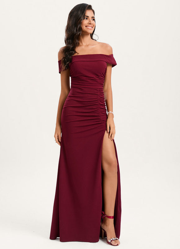 Robe Cérémonie Bordeaux Délicate - gallery 2