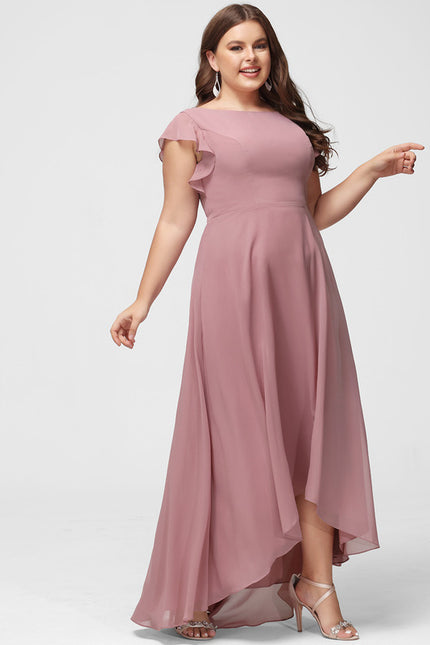 Robe Cérémonie Col Rond Volantée - gallery 9