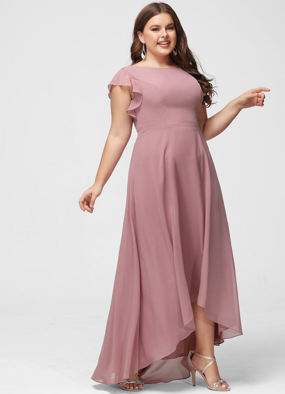 Robe Cérémonie Col Rond Volantée - gallery 9