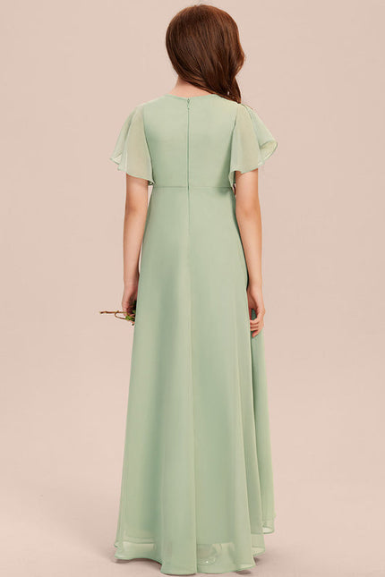 Robe Cérémonie Mousseline Marine - gallery 4