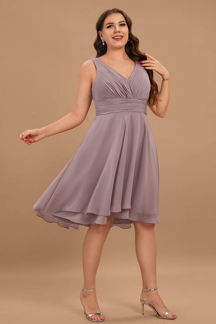 Robe Cérémonie Fluide Marine Élégante - gallery 6