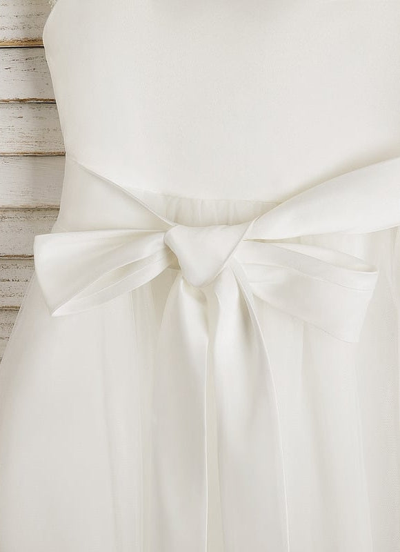 Robe Cérémonie Satin Tulle Chic - gallery 6