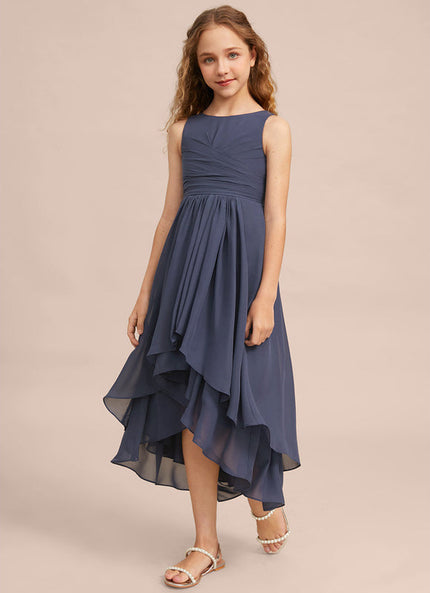 Robe Cérémonie Mousseline Marine