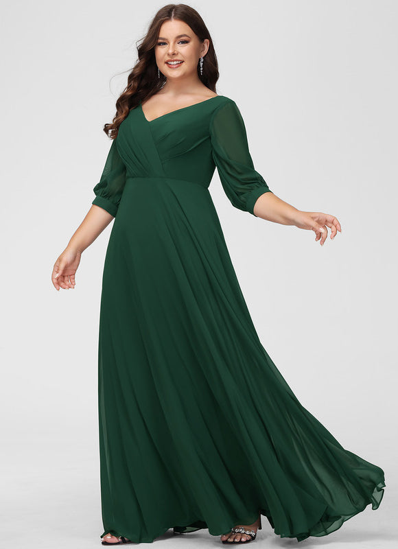 Robe Cérémonie Longue Volants Rose - gallery 6