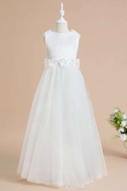 Robe Cérémonie Glamour Enfant Satiné - gallery 1