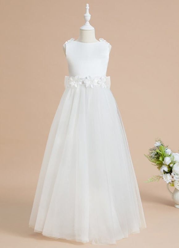 Robe Cérémonie Glamour Enfant Satiné - gallery 1