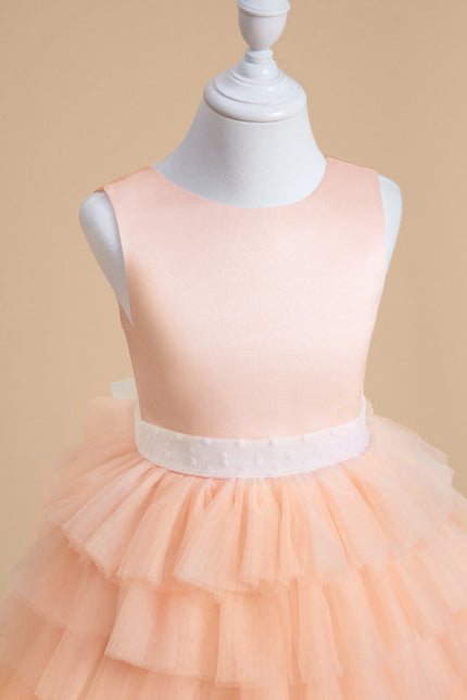 Robe Cérémonie Volants Pêche - gallery 3