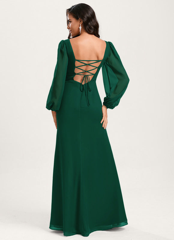 Robe Cérémonie Sirène Vert Émeraude - gallery 4