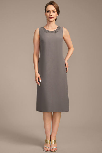 Robe Cérémonie Grise Élégante - gallery 7