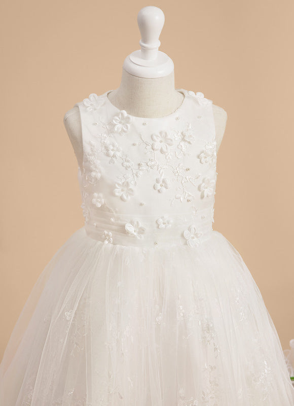 Robe Blanche Ado Ceremonie - gallery 6