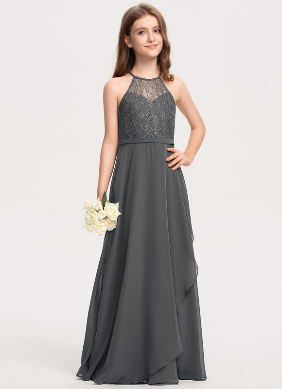 Robe Cérémonie Grise Éthérée - gallery 2