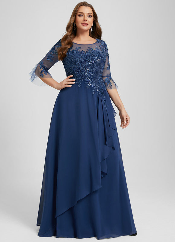 Robe Cérémonie Fluide Dentelle - gallery 7