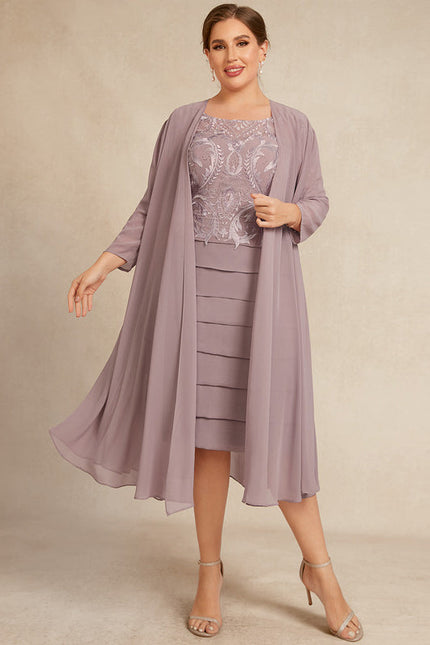 Robe Cérémonie Illusion Lavande - gallery 8