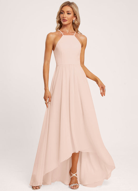 Robe Cérémonie Mousseline Asymétrique - gallery 2