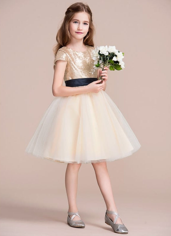Robe Cérémonie Tulle Sable - gallery 1