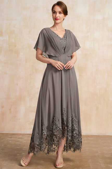 Robe Cérémonie Vaporeuse Dentelle - gallery 6