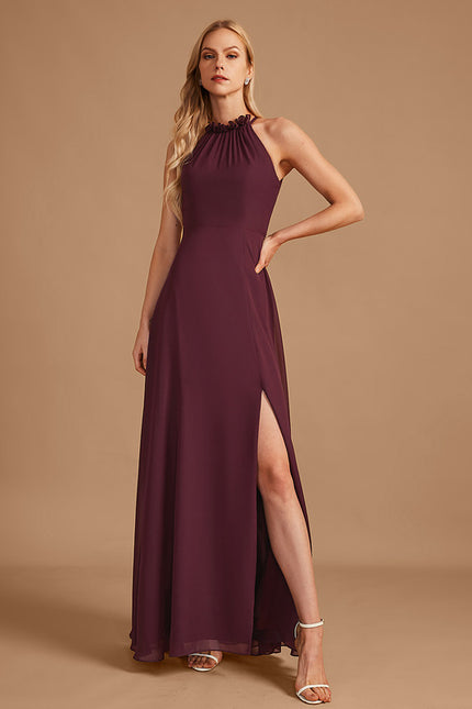 Robe Cérémonie Voile Émeraude