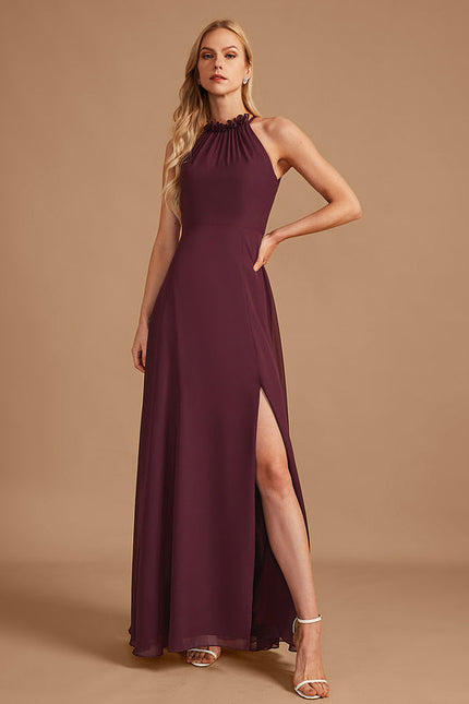 Robe Cérémonie Voile Émeraude