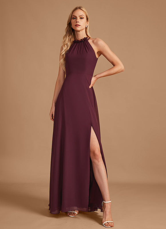 Robe Cérémonie Voile Émeraude