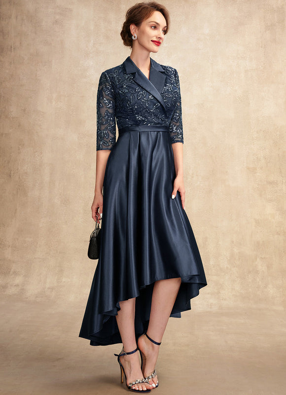 Robe Cérémonie Satinée Nuit - gallery 5