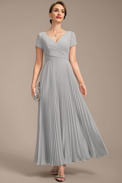 Robe Cérémonie Plissée Élégante - gallery 5