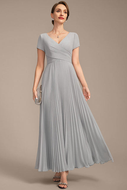 Robe Cérémonie Plissée Élégante - gallery 5