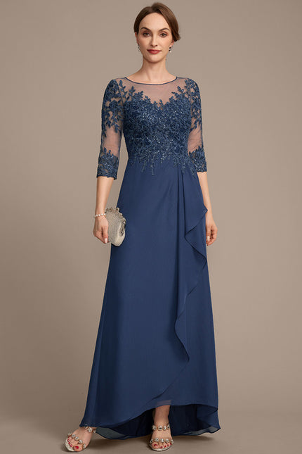 Robe Cérémonie Élégance Marine Scintillante - gallery 2