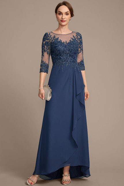 Robe Cérémonie Élégance Marine Scintillante - gallery 2