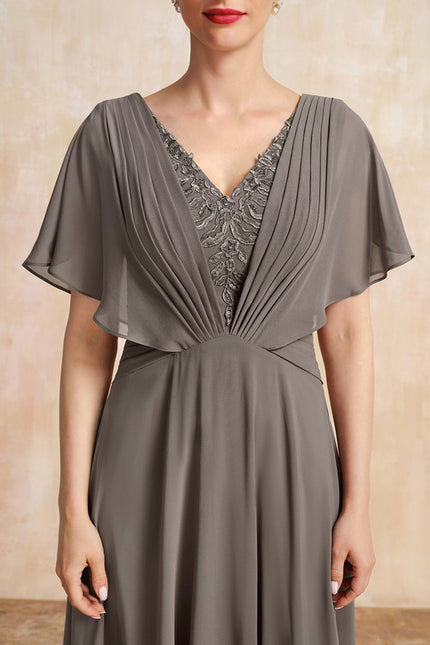 Robe Cérémonie Vaporeuse Dentelle - gallery 8