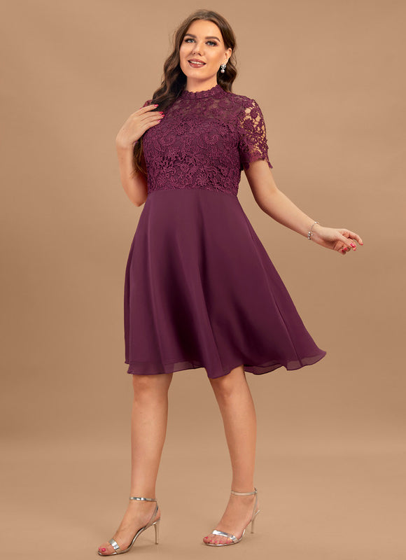 Robe Cérémonie Violet Élégant - gallery 7