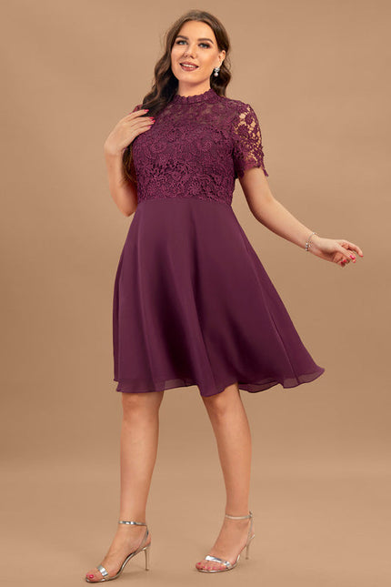 Robe Cérémonie Violet Élégant - gallery 7
