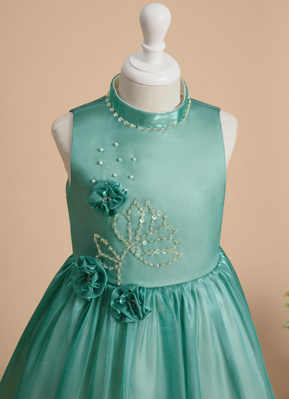 Robe Cérémonie Émeraude Céleste - gallery 2