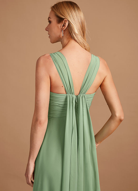 Robe Cérémonie Longue Volants Rose - gallery 7