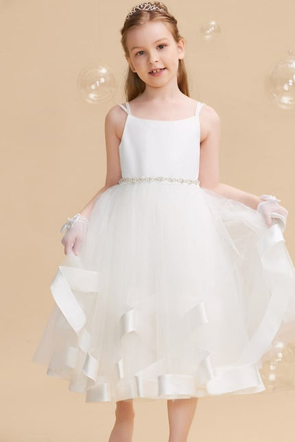 Robe Cérémonie Satinée Éblouissante - gallery 4