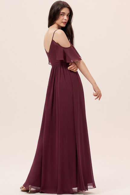 Robe Cérémonie Longue Volants Rose - gallery 3