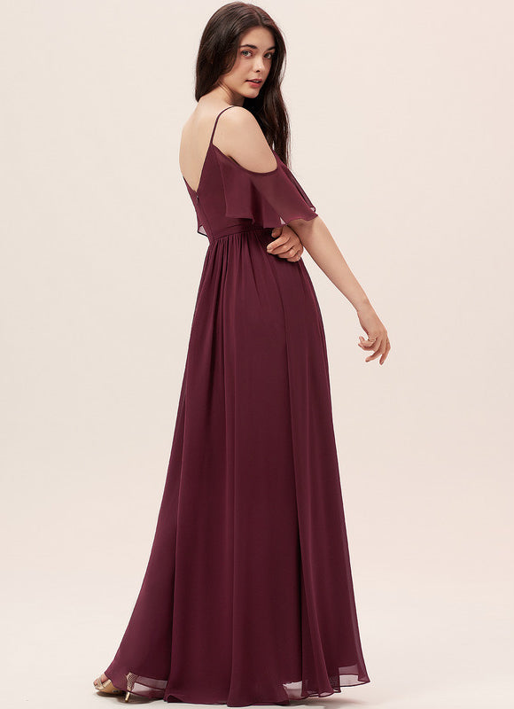 Robe Cérémonie Longue Volants Rose - gallery 3