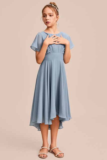 Robe Cérémonie Mousseline Marine - gallery 5