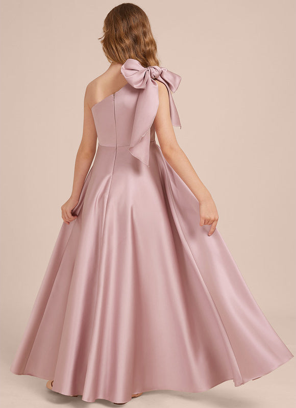 Robe Cérémonie Asymétrique Rose - gallery 3
