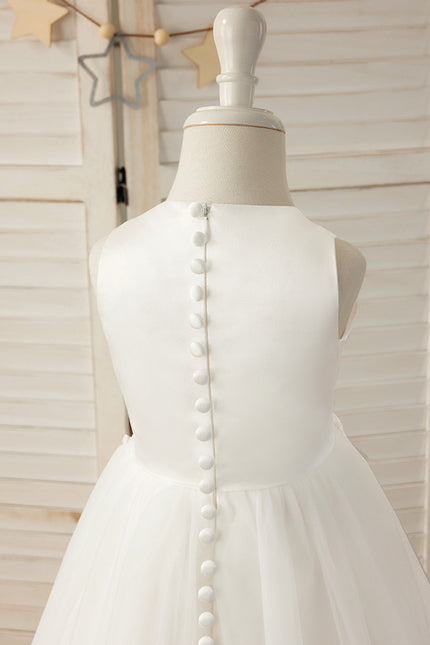 Robe Cérémonie Tulle Élégante - gallery 1