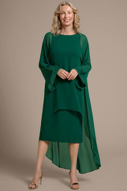 Robe Ceremonie Vert Bouteille - gallery 2